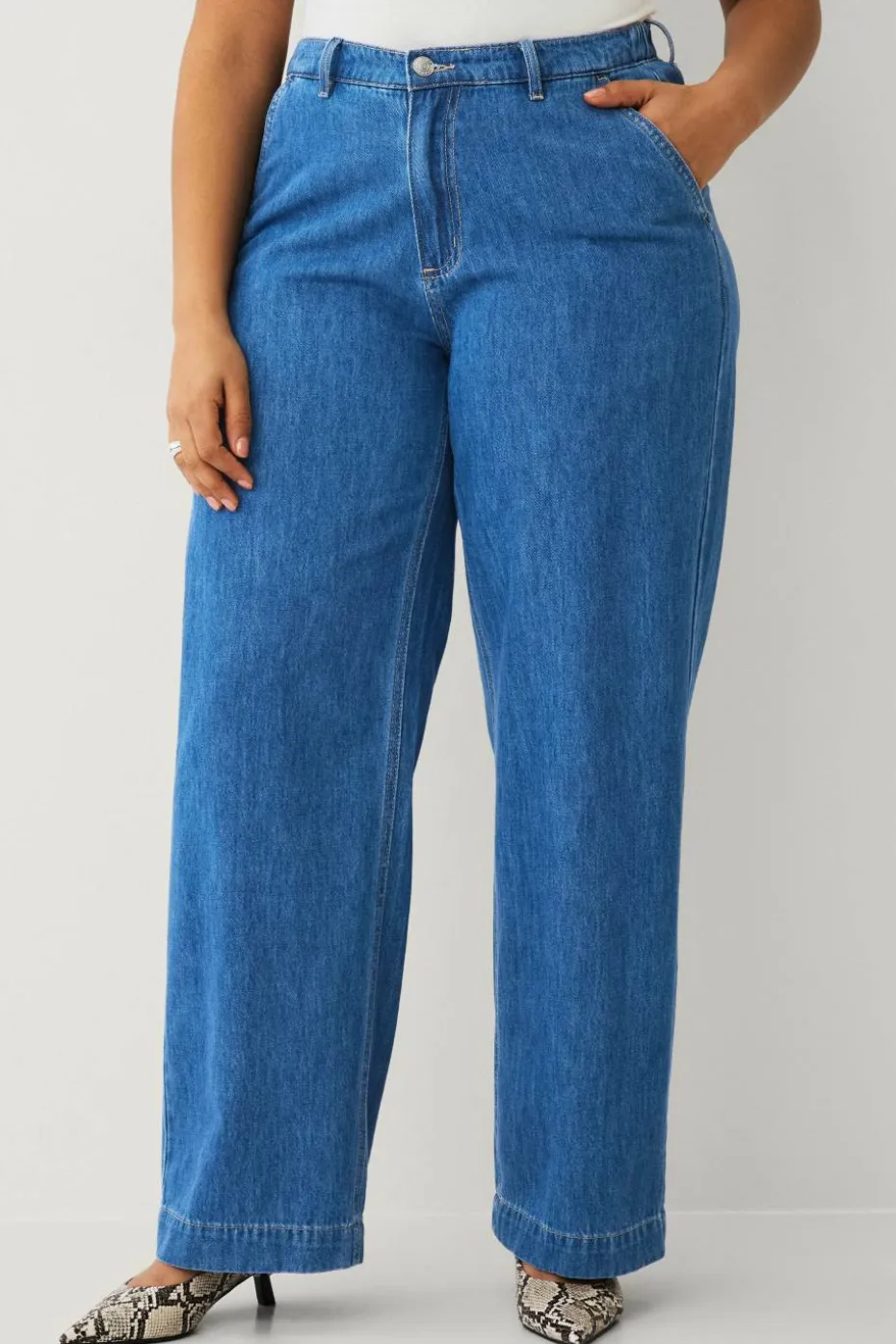 Ellos Plus collection Jeans med vid passform