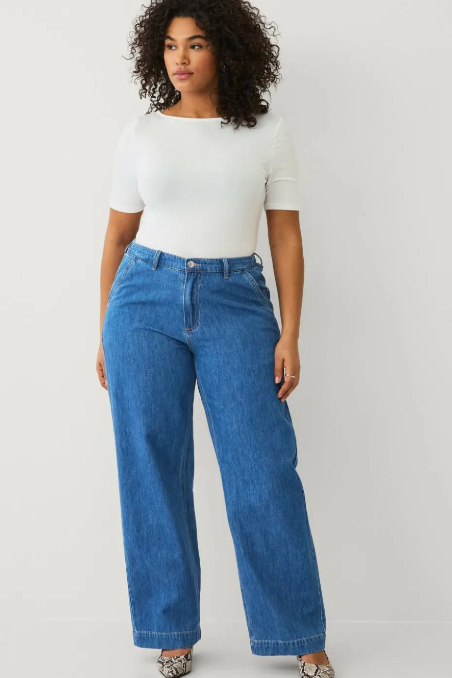 Ellos Plus collection Jeans med vid passform
