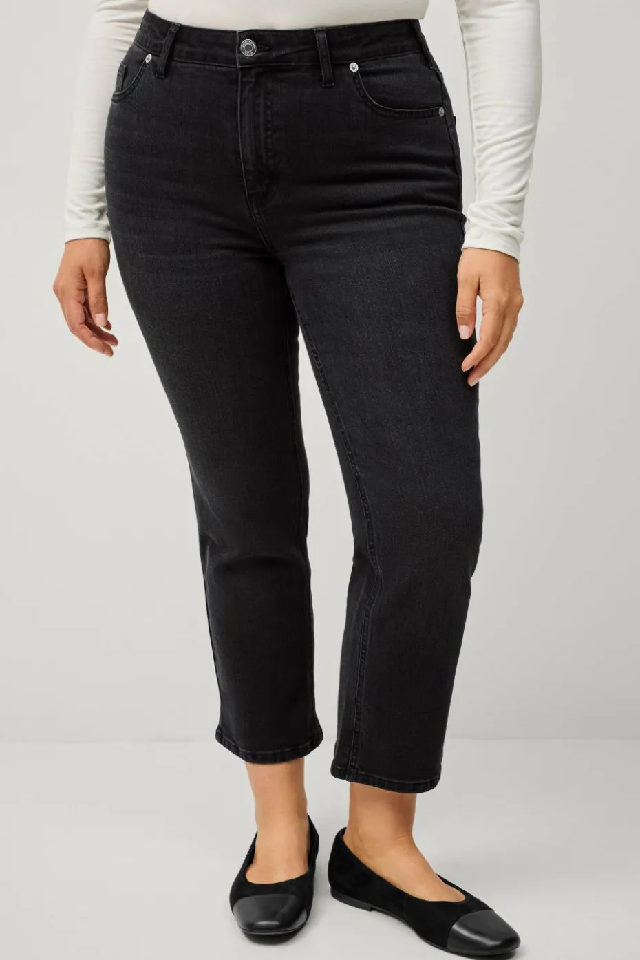 Ellos Plus collection Jeans Straight Cropped