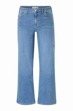 Ellos Plus collection Jeans med vide ben og høy midje