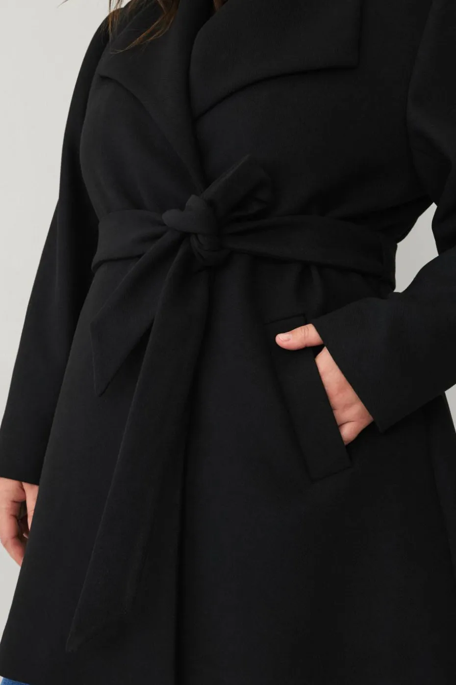 Ellos Plus collection Kappe med bindebelte