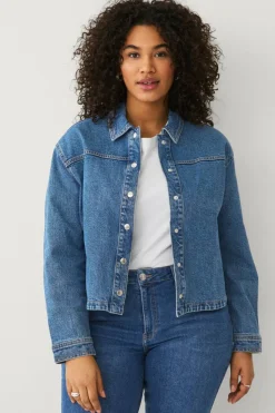 Ellos Plus collection Kart denim jakke
