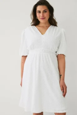 Ellos Plus collection Kjole med bobleermer