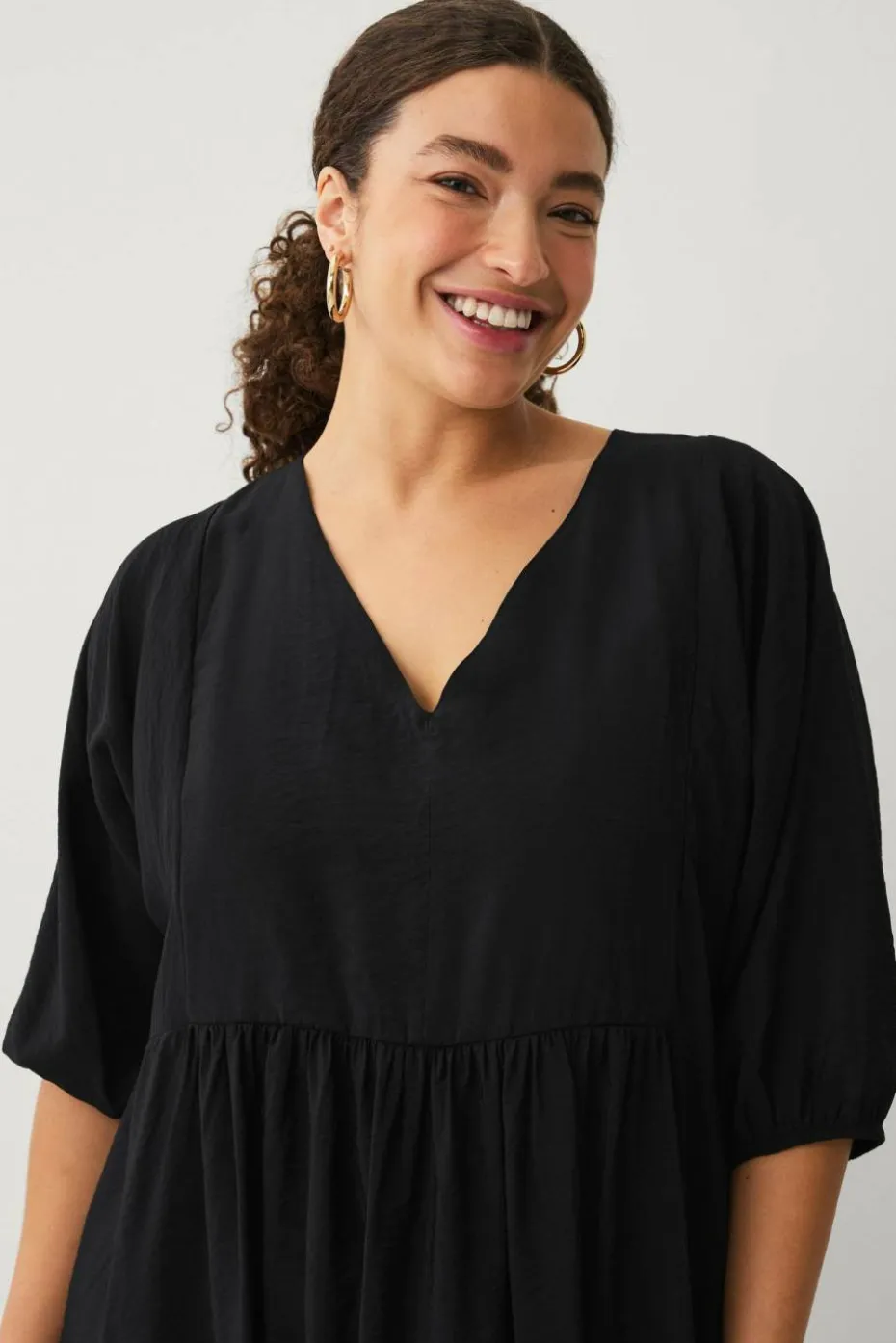 Ellos Plus collection Kjole med v-hals