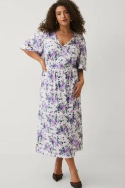 Ellos Plus collection Kjole med v-formet hals