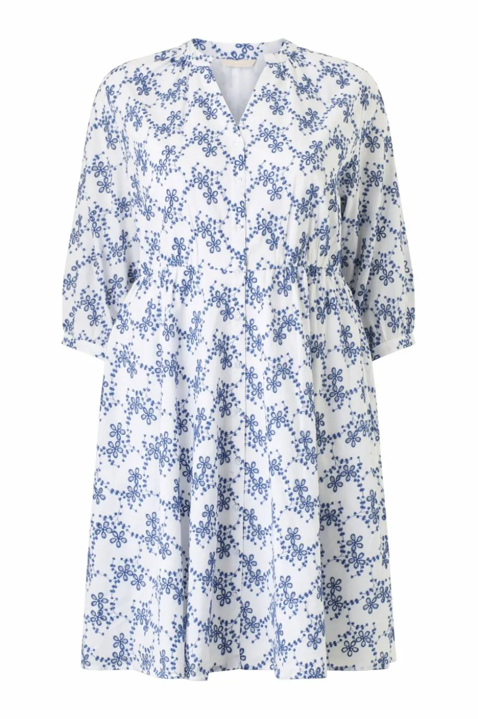 Ellos Plus collection Kjole med broderie anglaise
