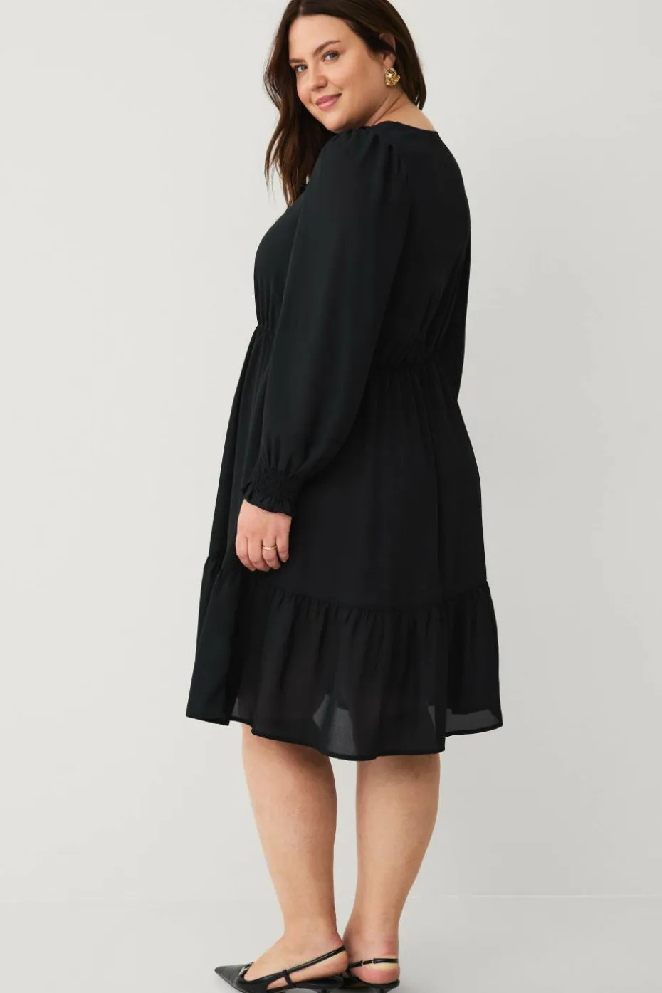 Ellos Plus collection Kjole med puffermer