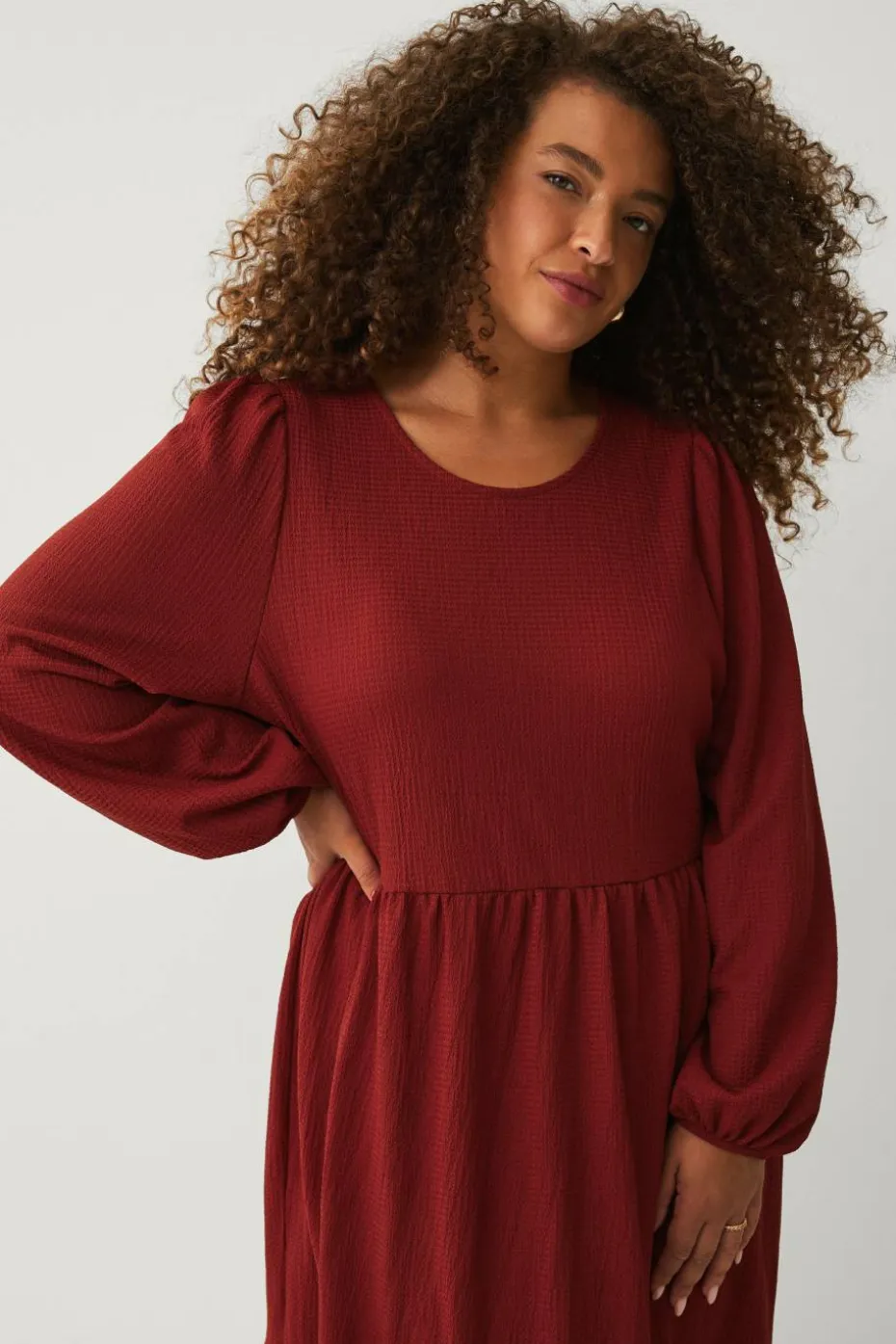 Ellos Plus collection Kjole med volanger