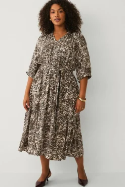 Ellos Plus collection Kjole med volanger