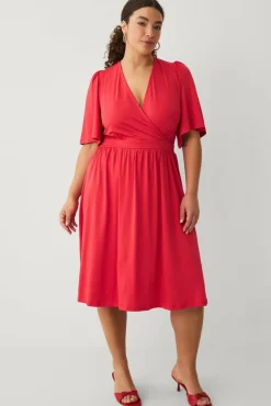 Ellos Plus collection Kjole med v-formet hals