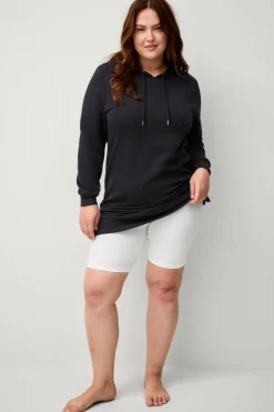 Ellos Plus collection Korte sykkelshortser med høy midje