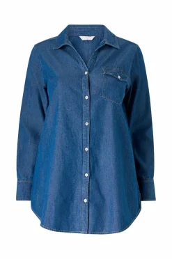Ellos Plus collection Lang denimskjorte