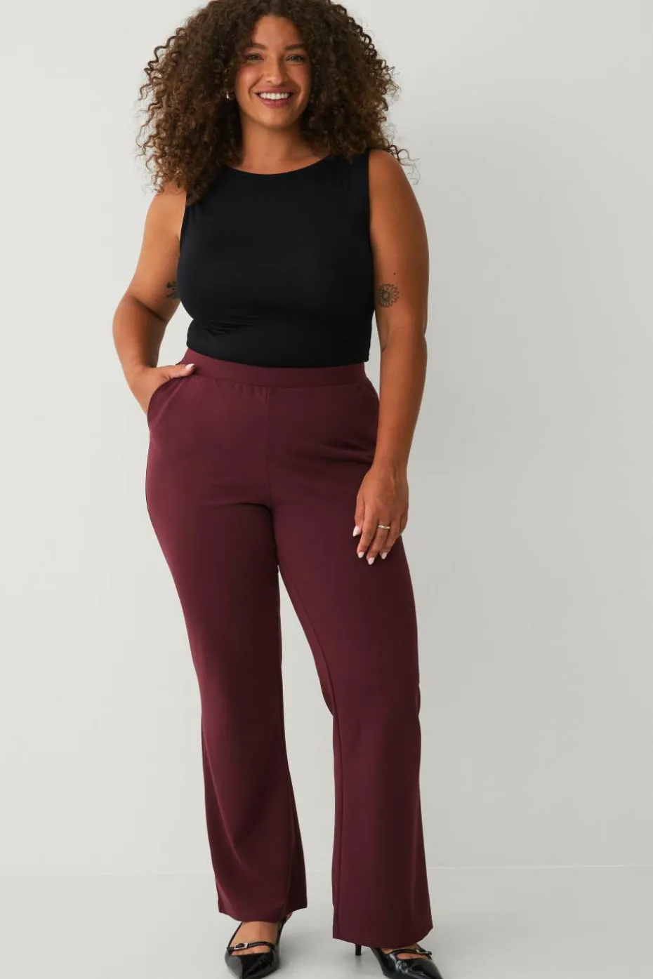 Ellos Plus collection Leggings med bootcut