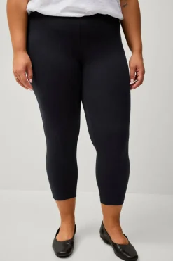 Ellos Plus collection Leggings med høy midje og 3/4 lengde