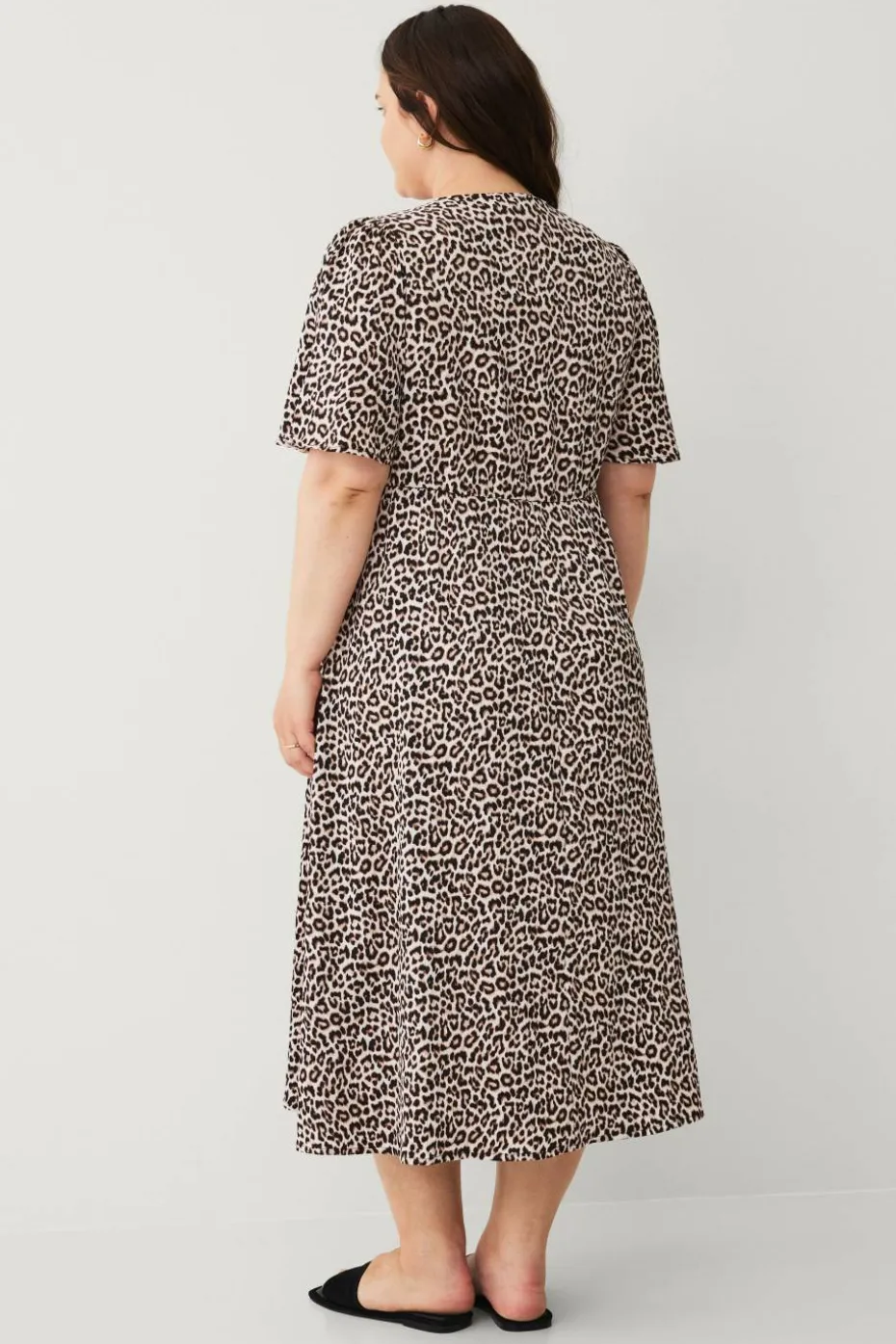 Ellos Plus collection Maxikjole med V-hals