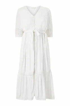 Ellos Plus collection Maxikjole med blondedetaljer