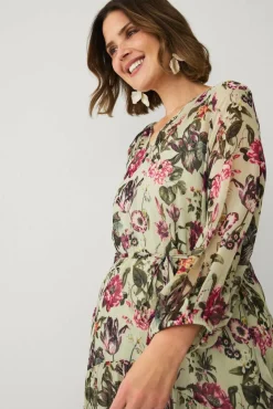 Ellos Plus collection Maxikjole i chiffon