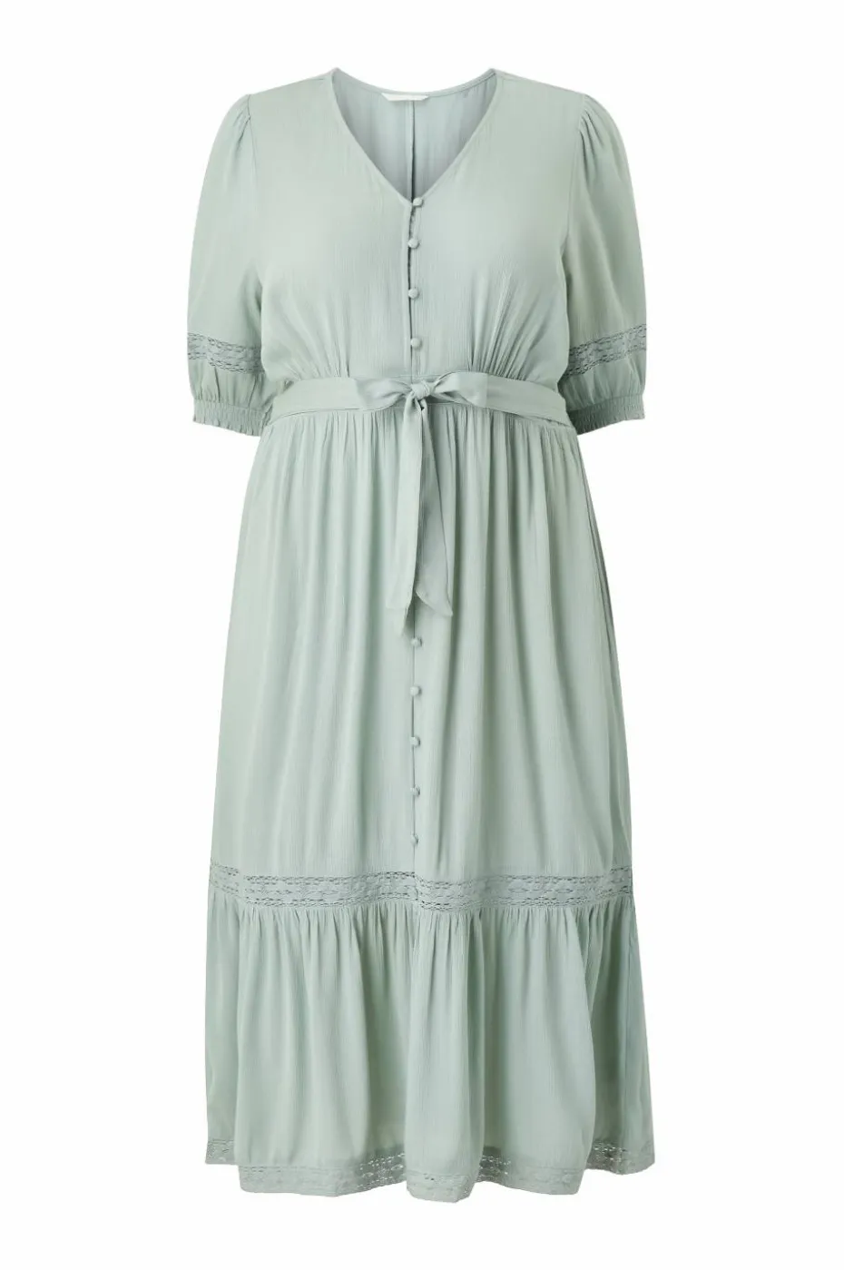 Ellos Plus collection Maxikjole med blondedetaljer