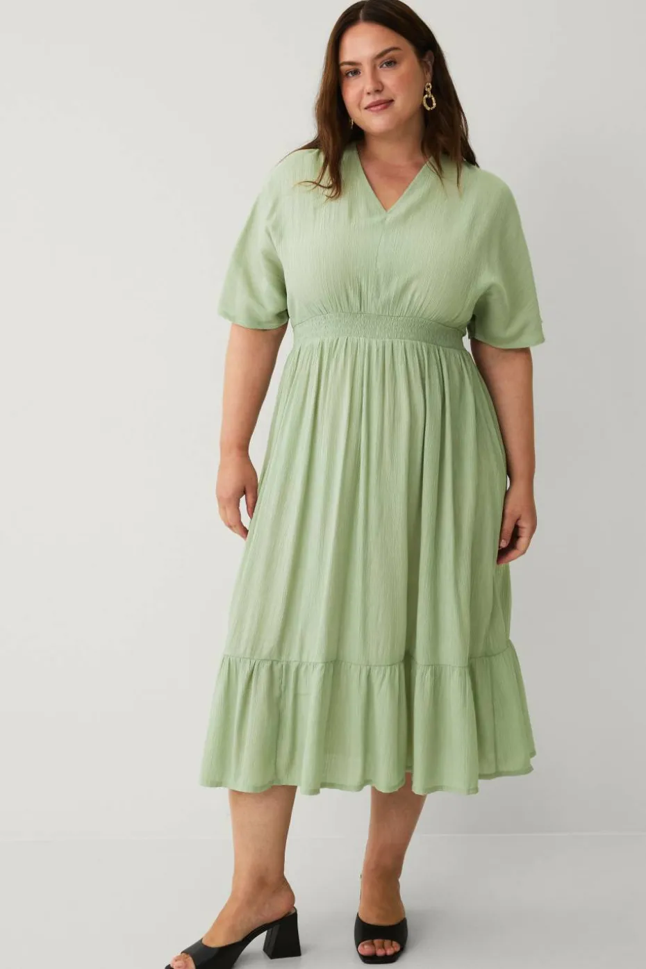 Ellos Plus collection Maxikjole med smock