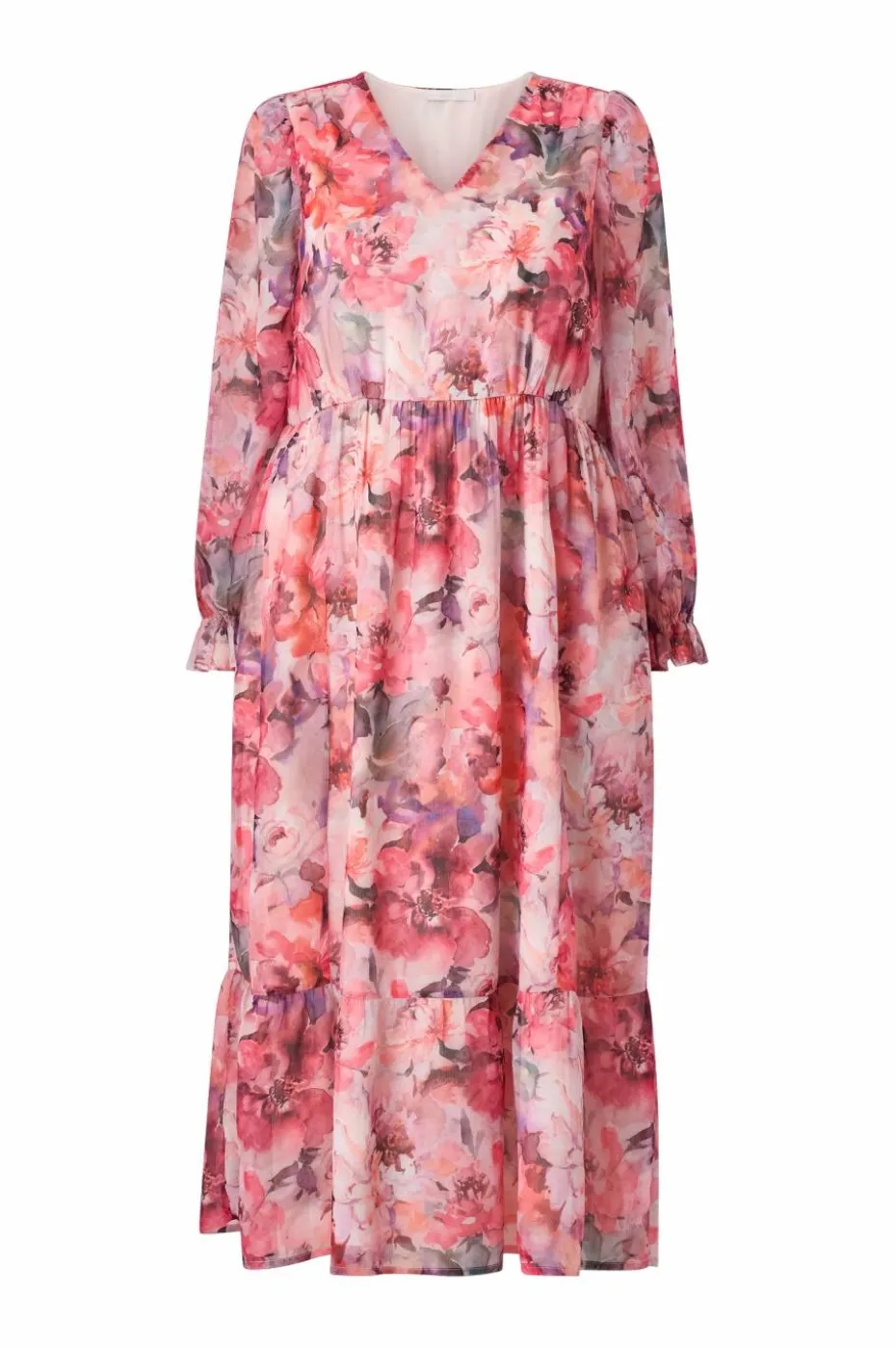 Ellos Plus collection Maxikjole i chiffon
