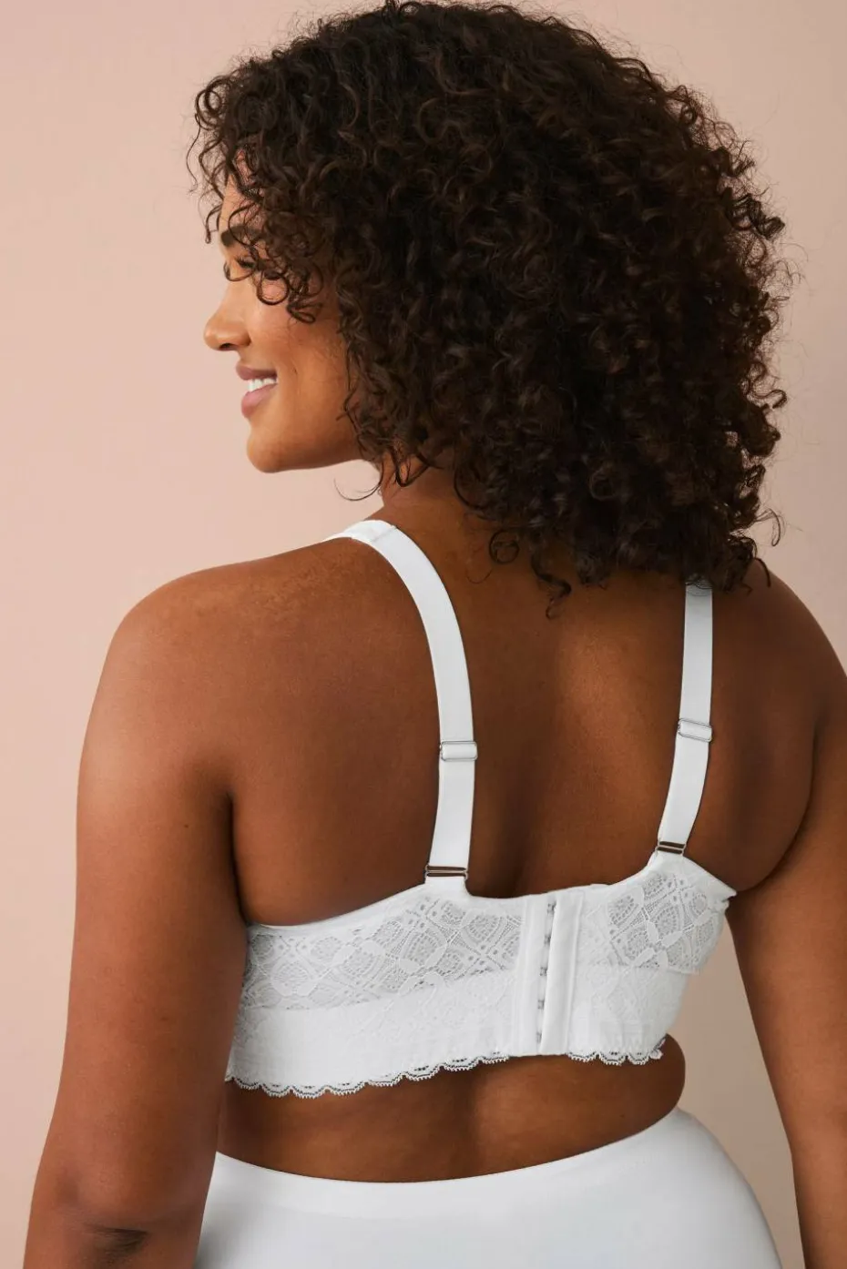 Ellos Plus collection Myk BH med blondedetaljer