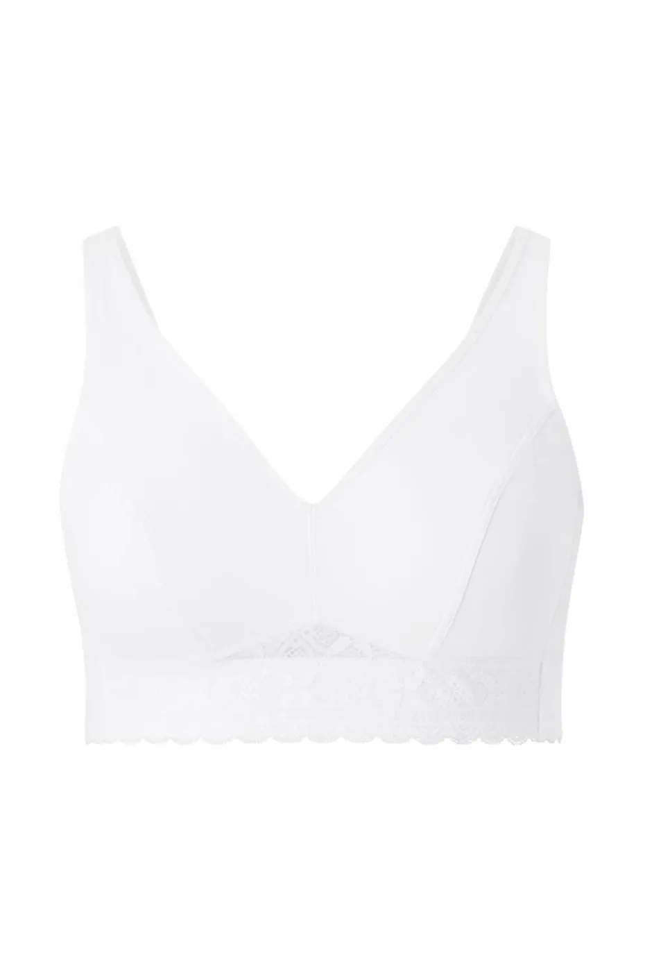 Ellos Plus collection Myk BH med blondedetaljer