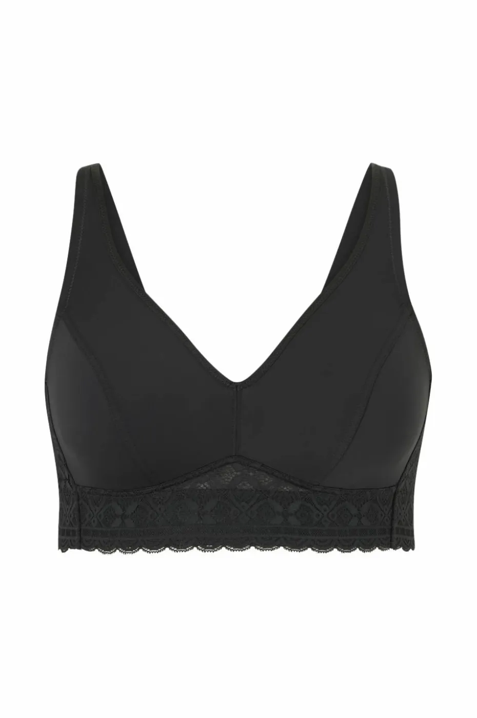 Ellos Plus collection Myk BH med blondedetaljer