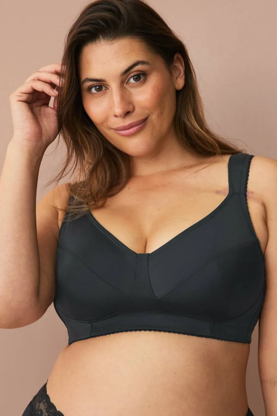 Ellos Plus collection Myk BH med gummistrikk på bunnen