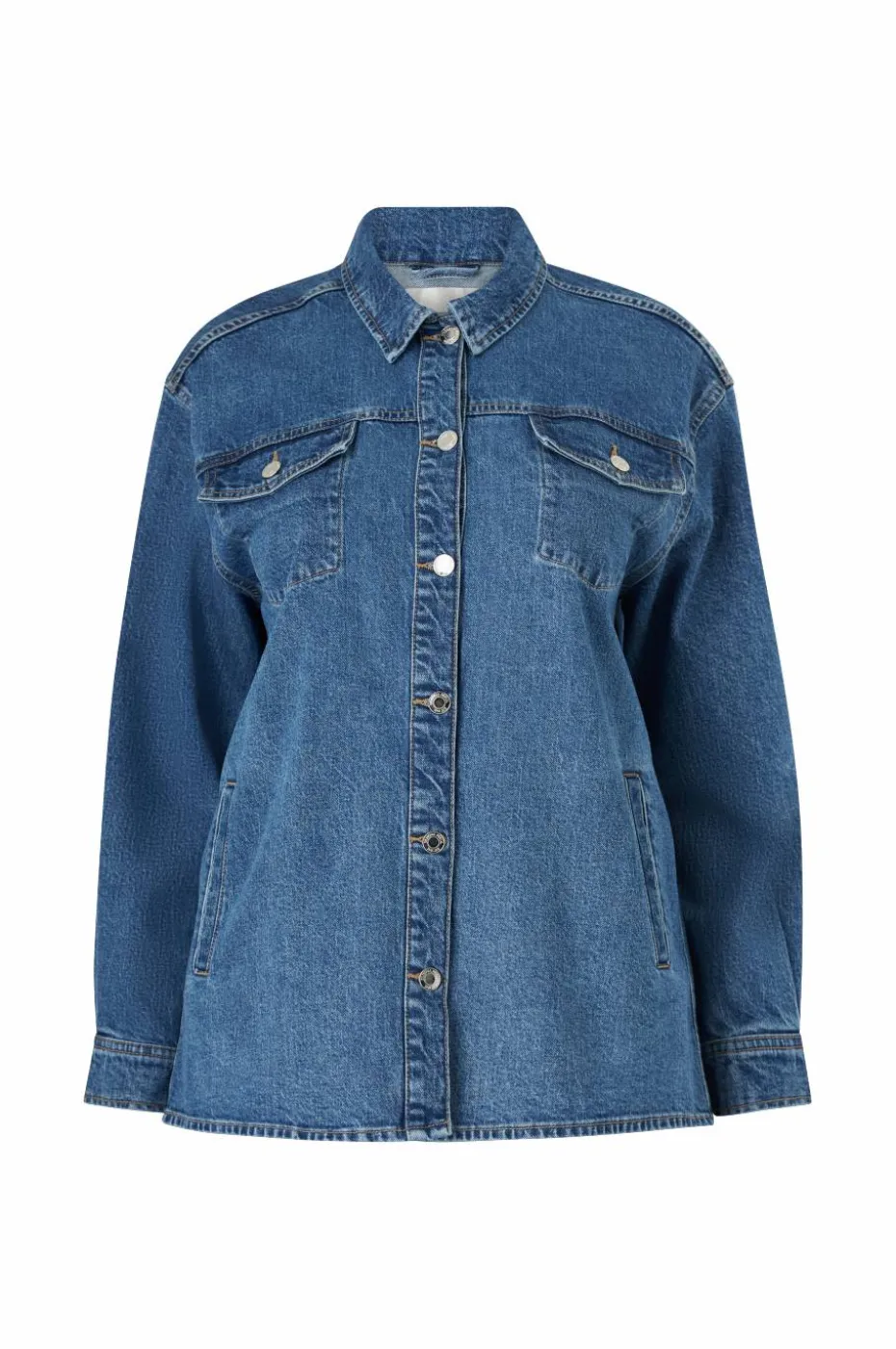 Ellos Plus collection Overdimensjonert denim jakke