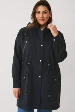 Ellos Plus collection Parka i bomullstwill