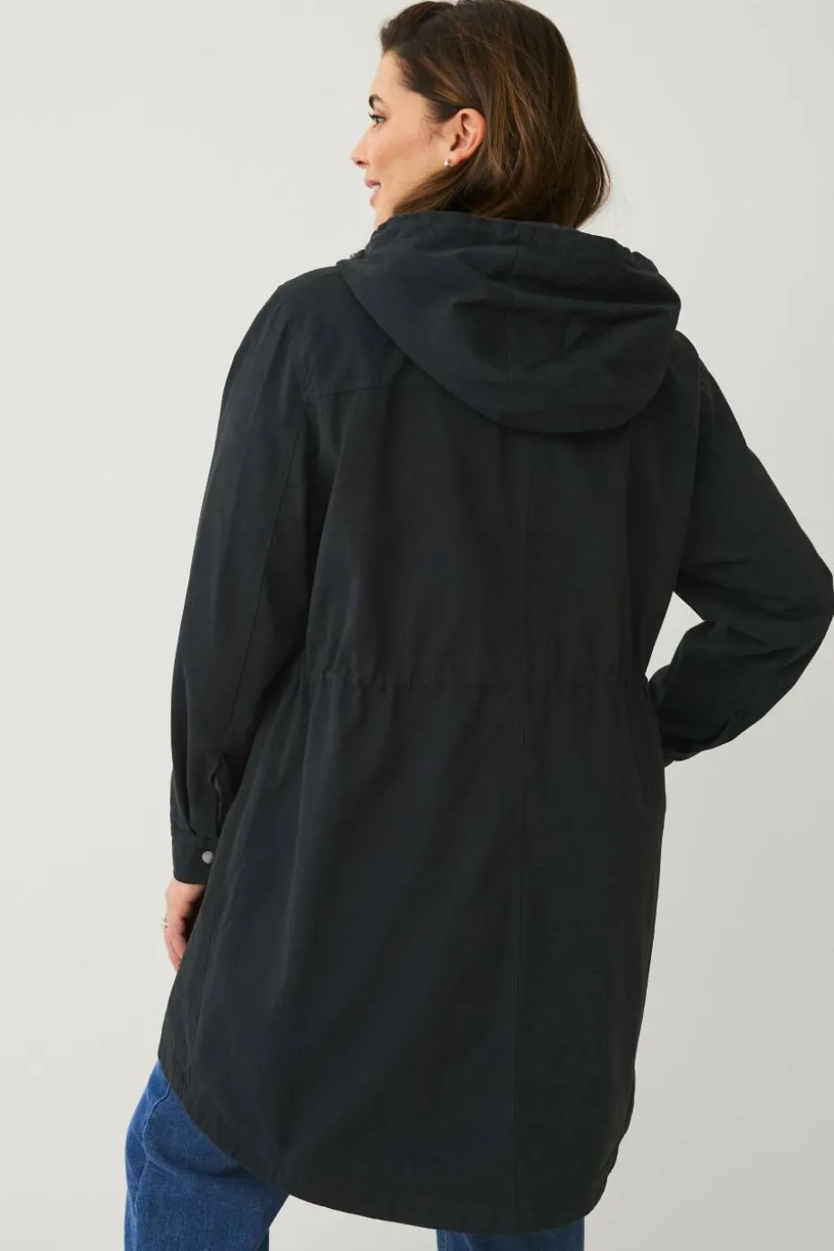 Ellos Plus collection Parka i bomullstwill