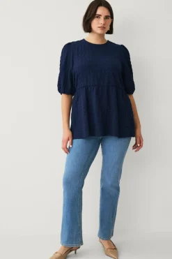 Ellos Plus collection Peplum topp