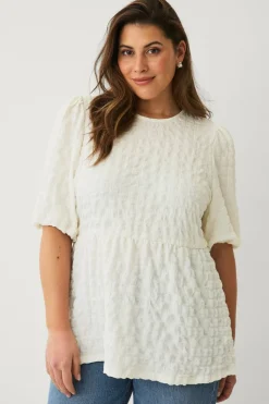 Ellos Plus collection Peplum topp