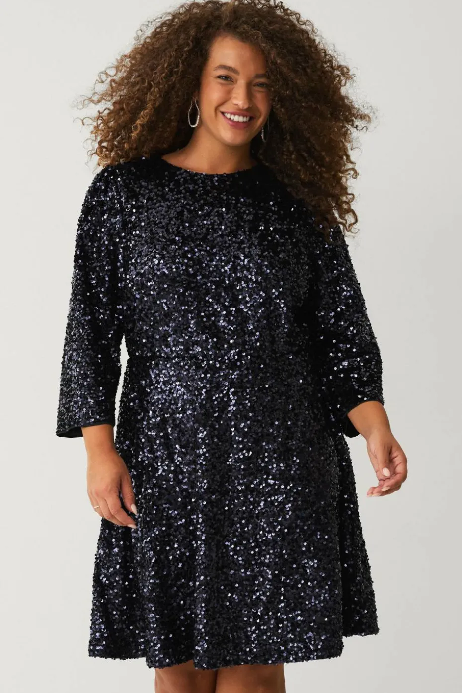 Ellos Plus collection Plajettkjole med rett erme