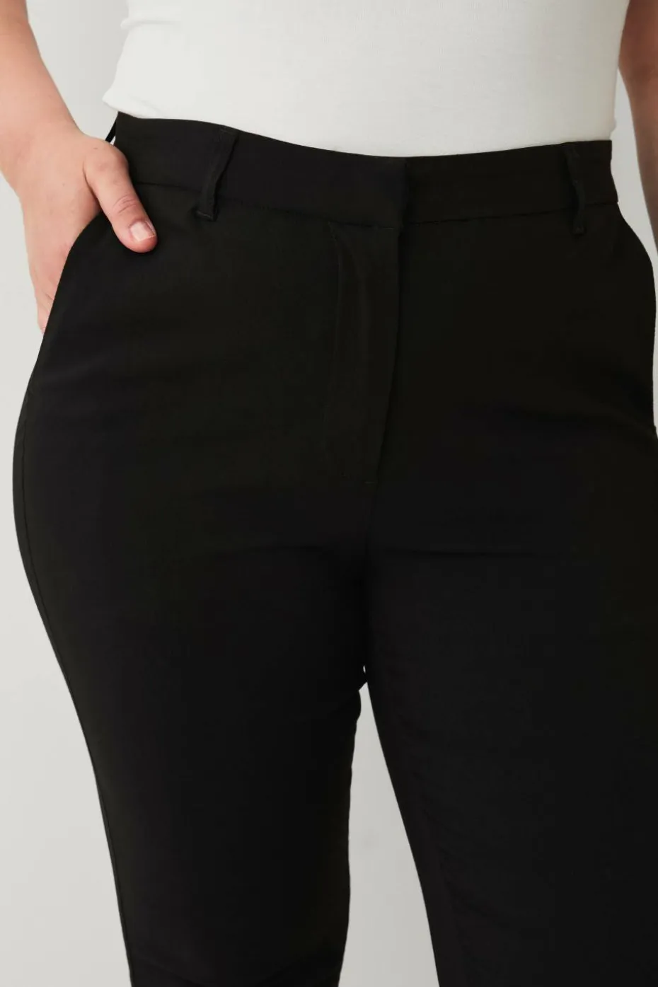 Ellos Plus collection Rett bukse med stretch