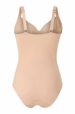Ellos Plus collection Shapingbody med blondedetaljer - medium support