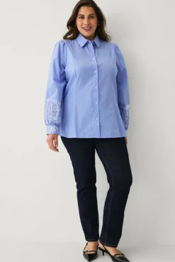 Ellos Plus collection Skjorte med broderi
