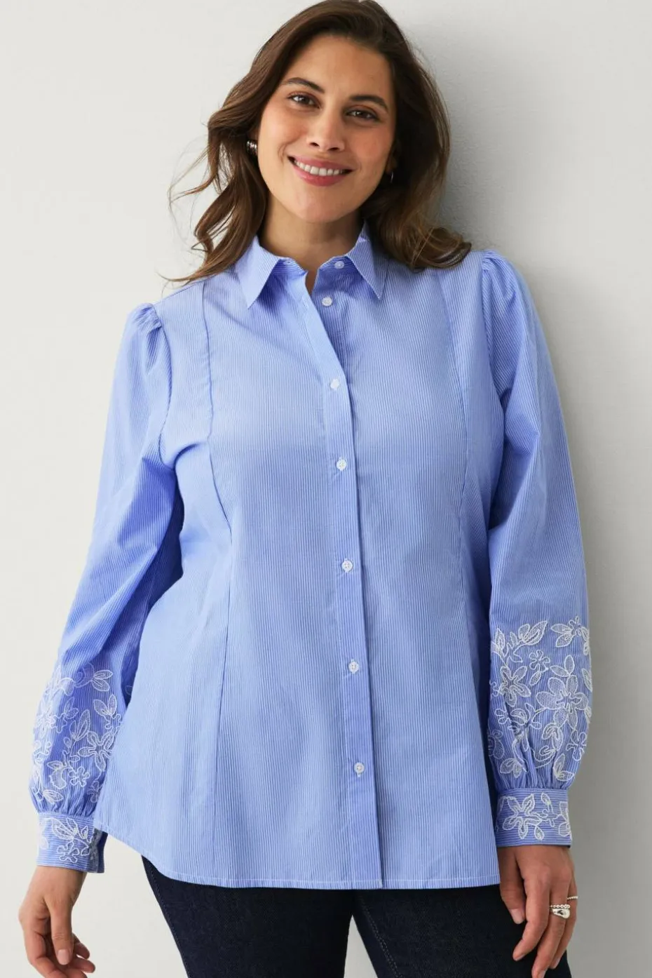 Ellos Plus collection Skjorte med broderi