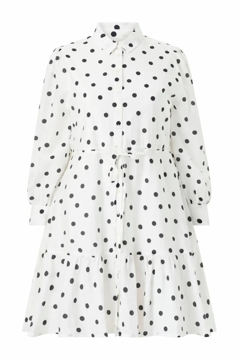Ellos Plus collection Skjortekjole med volang