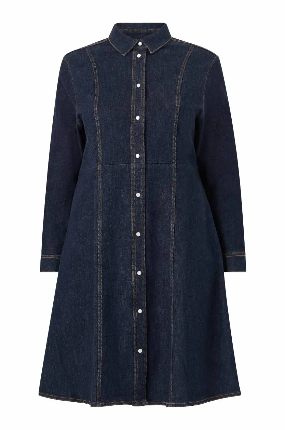 Ellos Plus collection Skjortekjole i denim