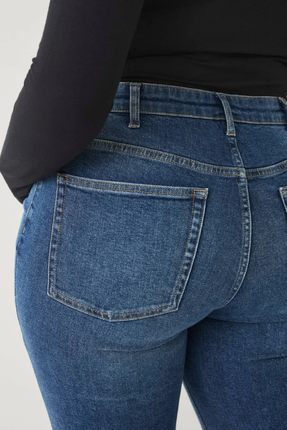 Ellos Plus collection slim jeans med høy midje