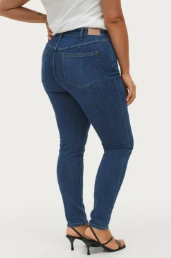 Ellos Plus collection Smale stretchjeans med høy midje