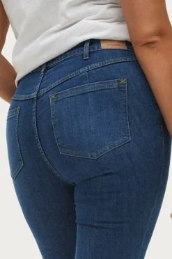 Ellos Plus collection Smale stretchjeans med høy midje