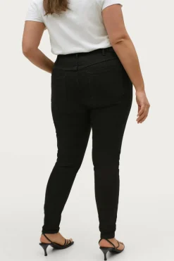 Ellos Plus collection Smale stretchjeans med høy midje