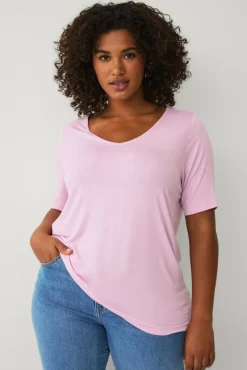 Ellos Plus collection Soft topp med v-hals