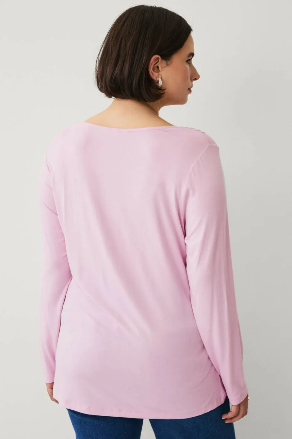 Ellos Plus collection Soft tunika i viskosestrikk