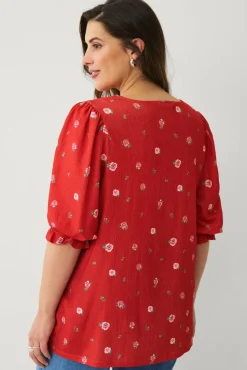 Ellos Plus collection Topp med bobleermer