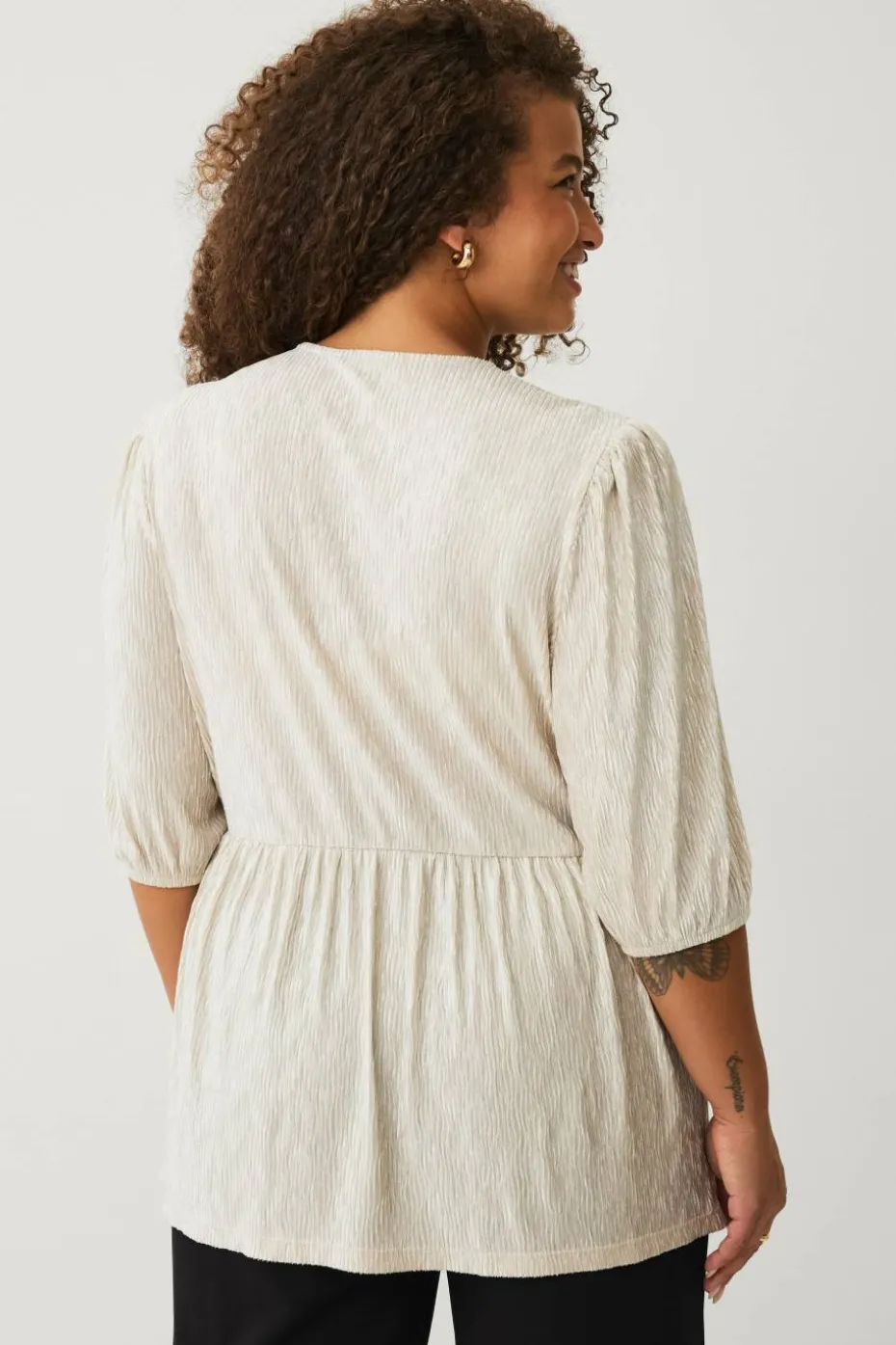 Ellos Plus collection Topp med puffermer