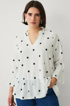 Ellos Plus collection Topp i strukturert jersey