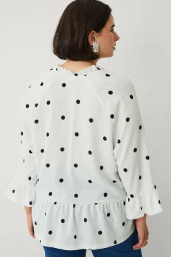 Ellos Plus collection Topp i strukturert jersey
